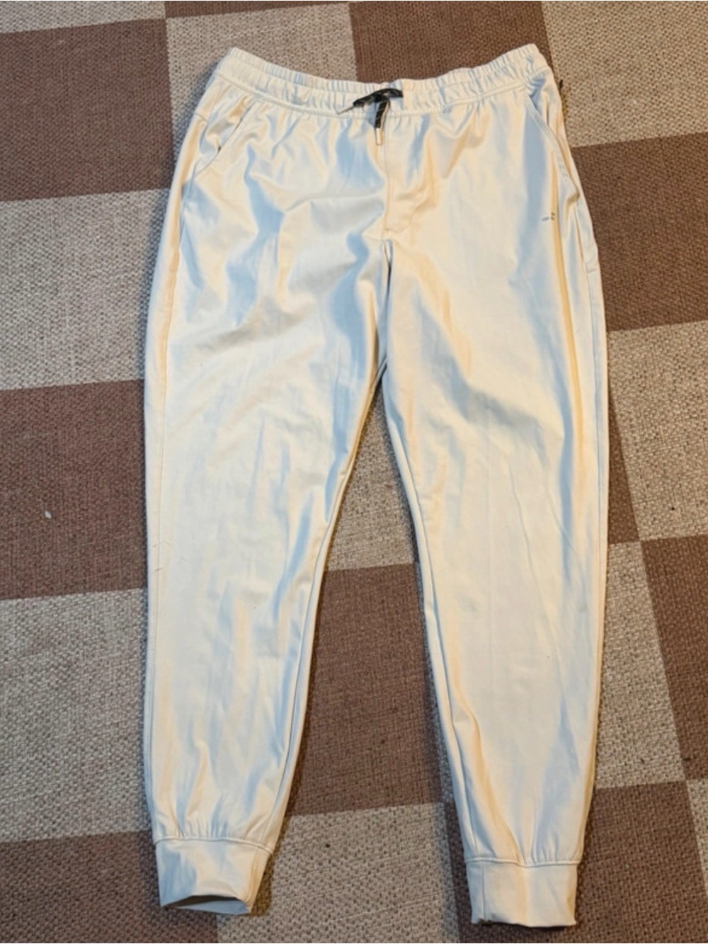 Mens Neutral Cream Jogger Sweatpants by BCG